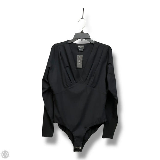 Bodysuit By City Chic In Black, Size: Xl
