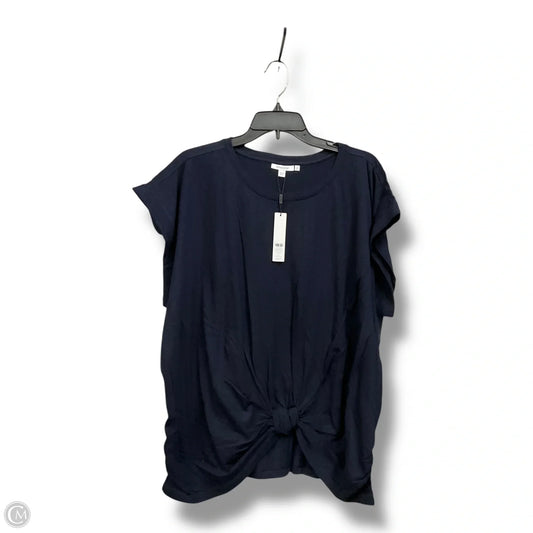 Top Sleeveless By Chicos In Navy, Size: Xxl