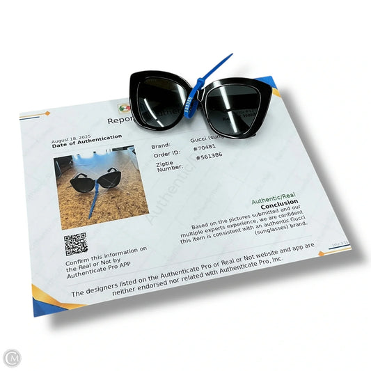 Sunglasses Luxury Designer By Gucci