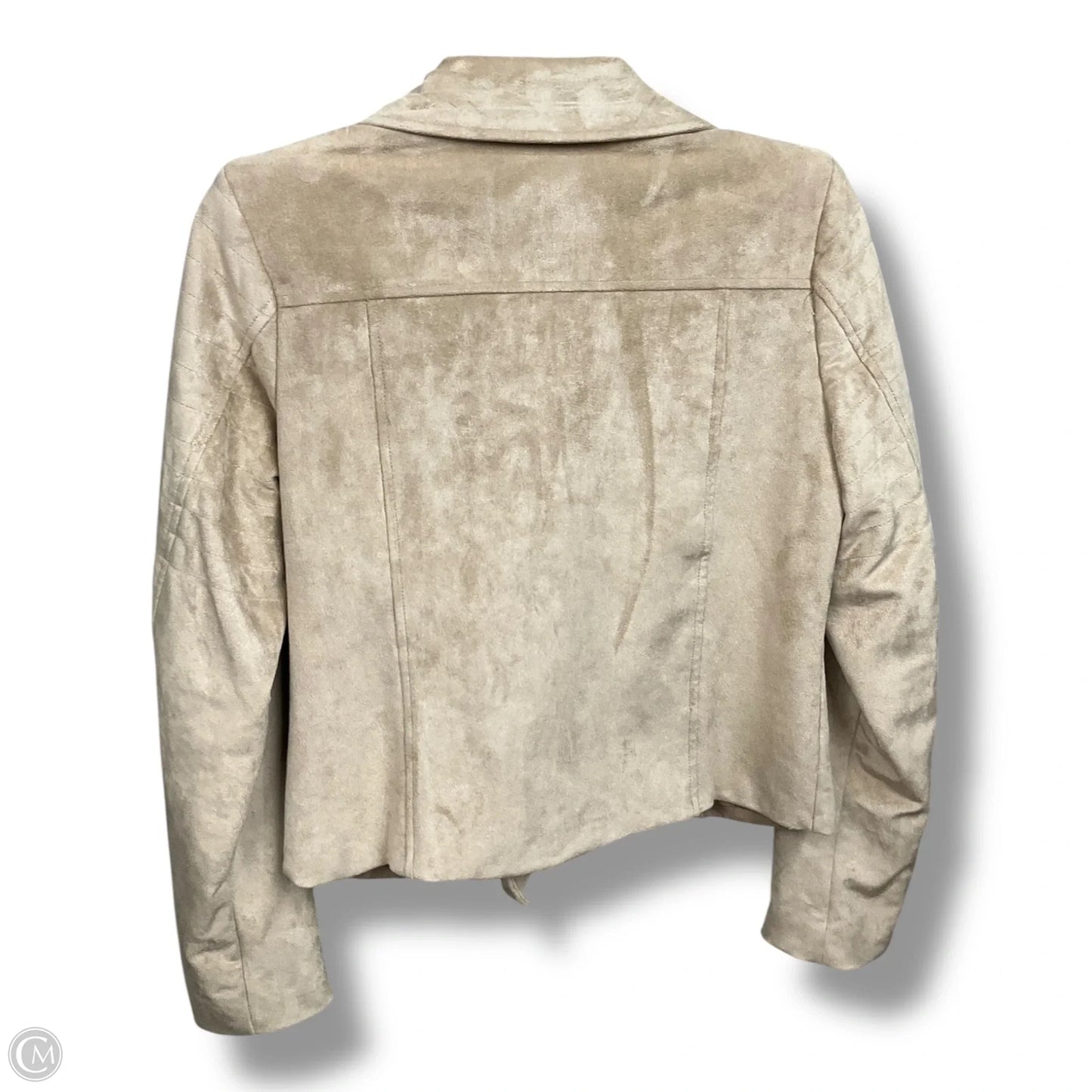 Jacket Moto By Mi Ami In Tan, Size: S