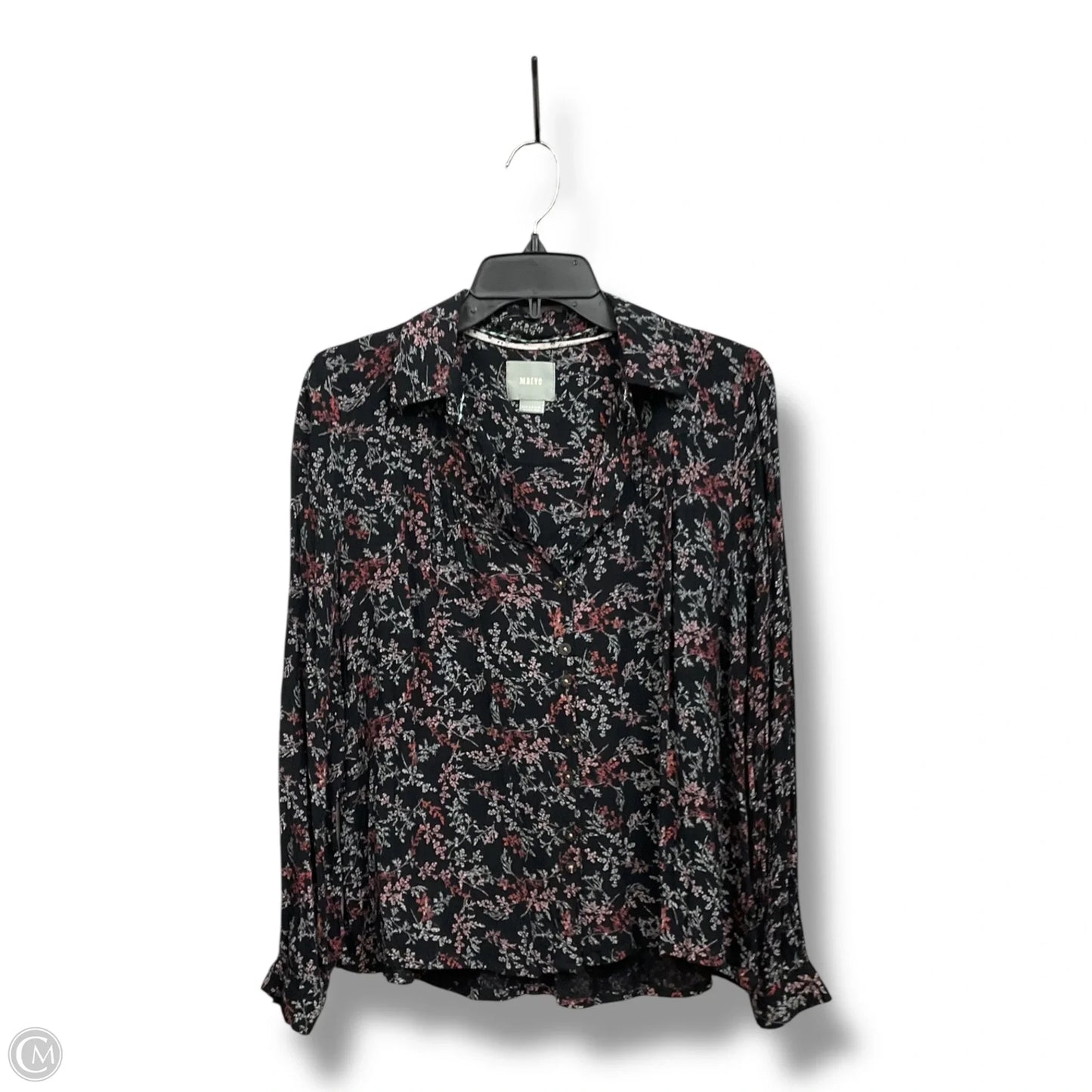 Top Long Sleeve By Maeve In Floral Print, Size: Xs