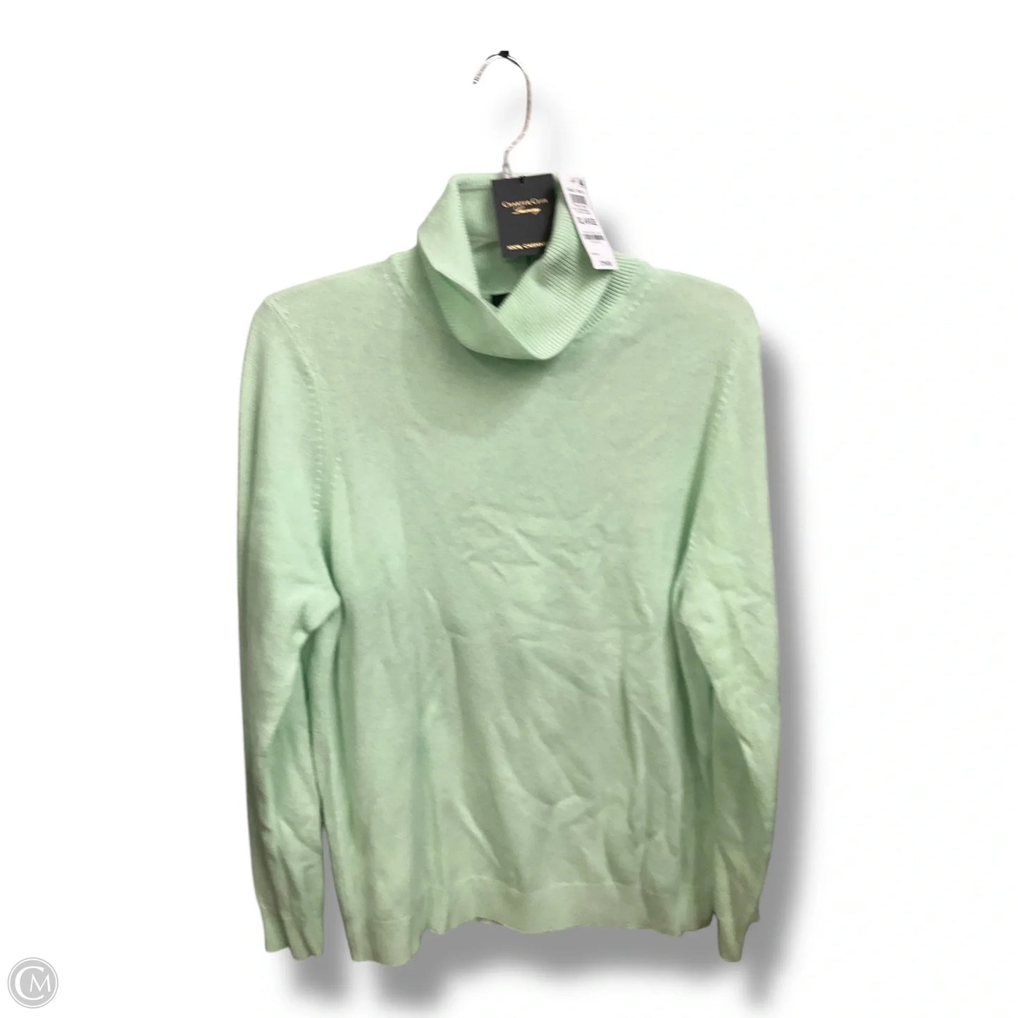 Sweater Cashmere By Charter Club In Aqua, Size: Xl
