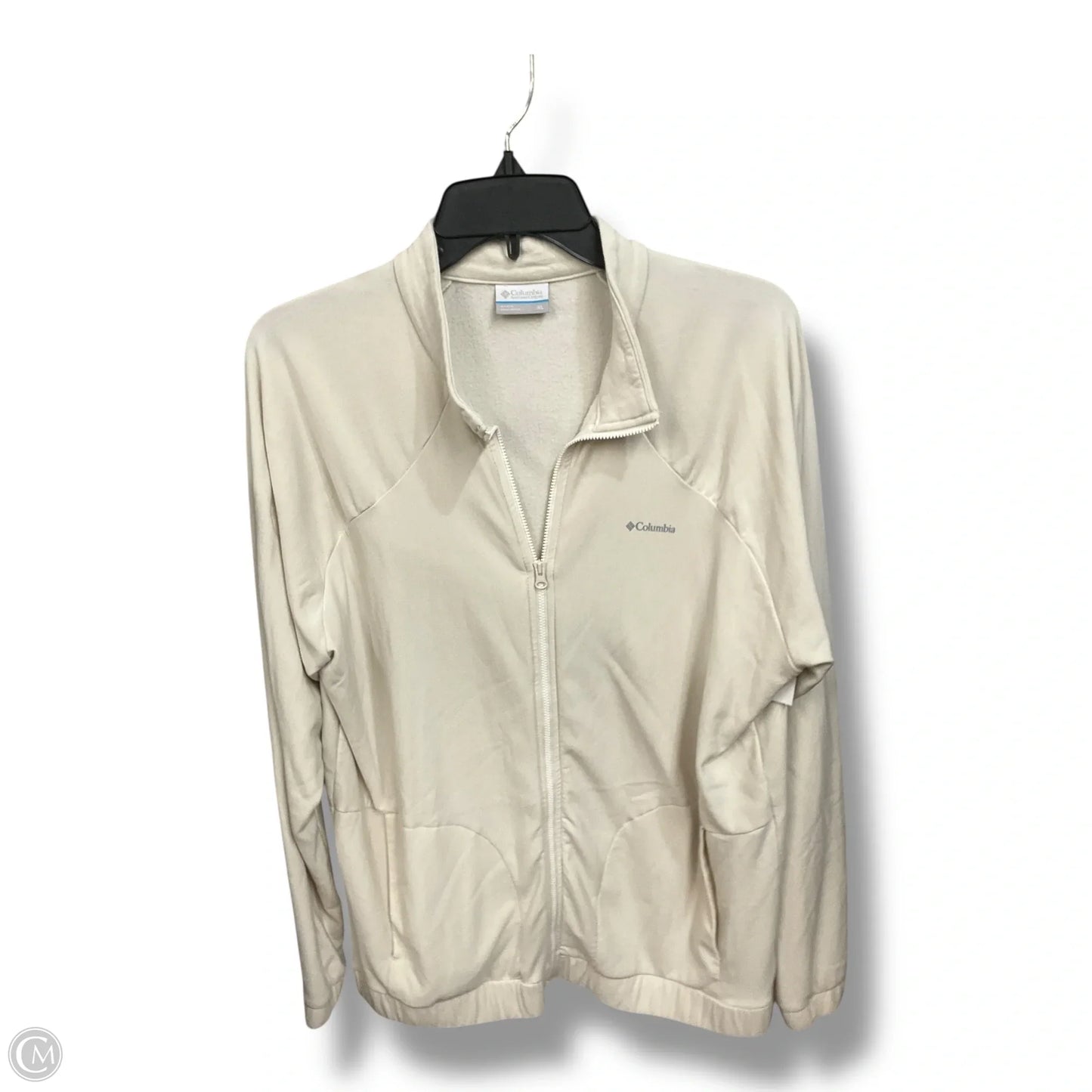 Athletic Jacket By Columbia In Cream, Size: Xl