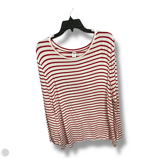 Top Long Sleeve By Old Navy In Striped Pattern, Size: Xxl