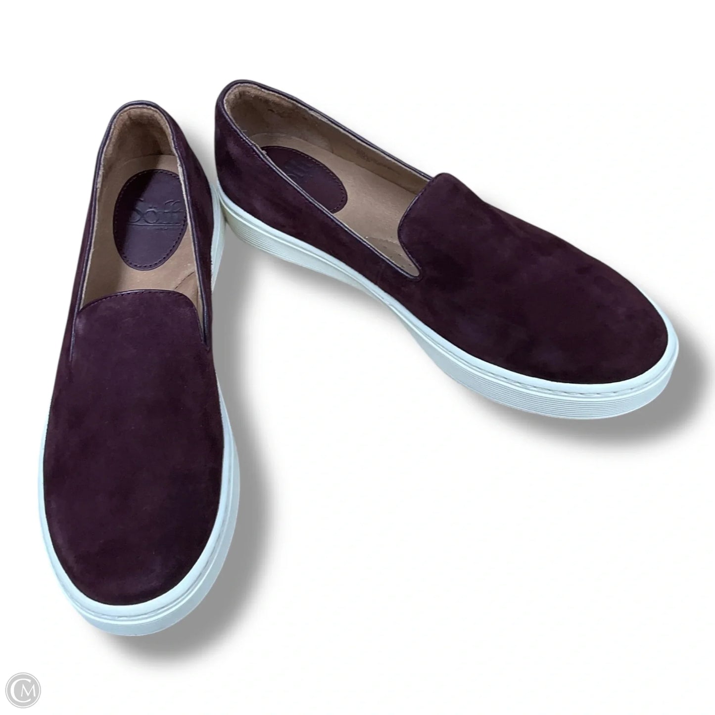 Shoes Flats By Sofft In Maroon, Size: 7.5