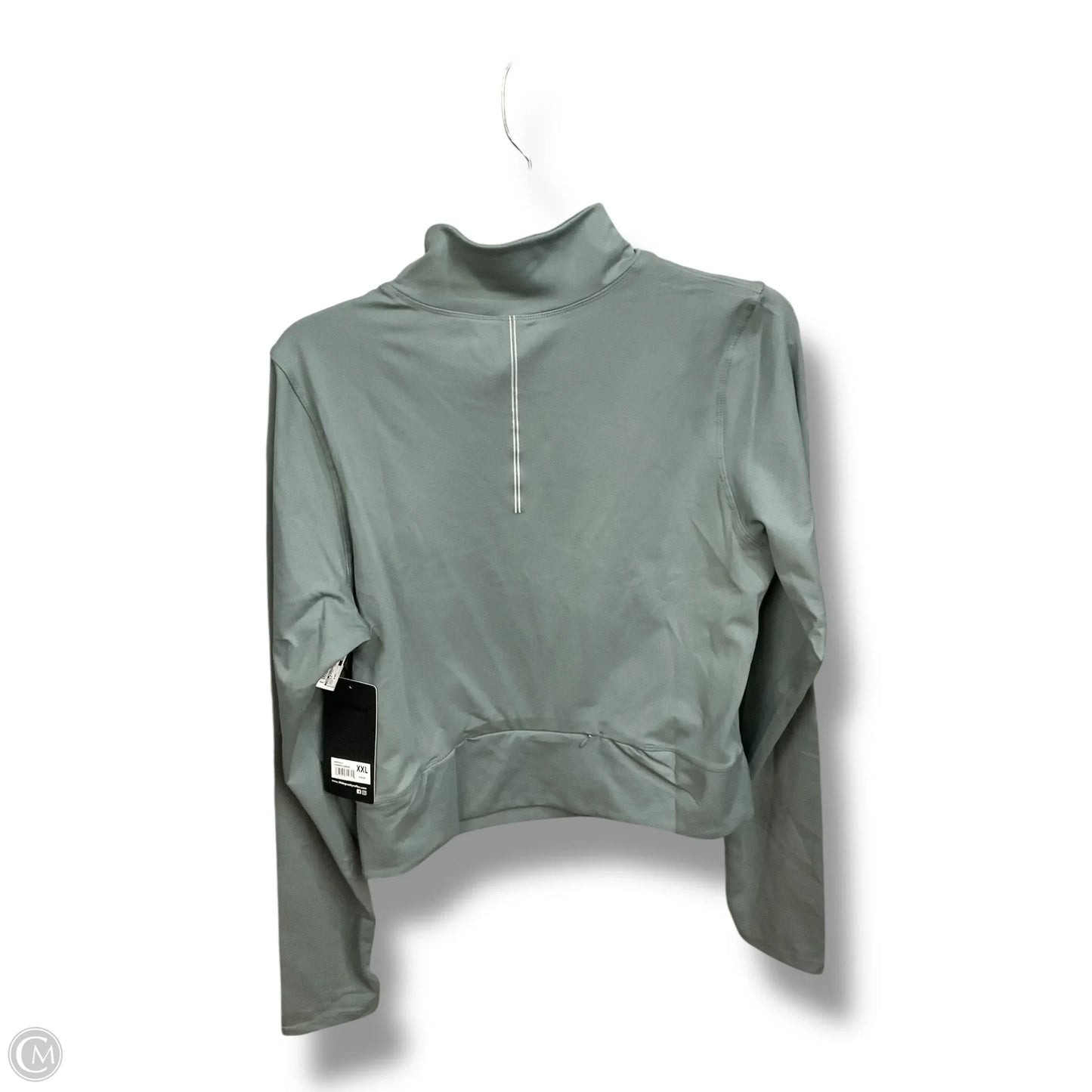 Athletic Jacket By 90 Degrees By Reflex In Green, Size: Xxl