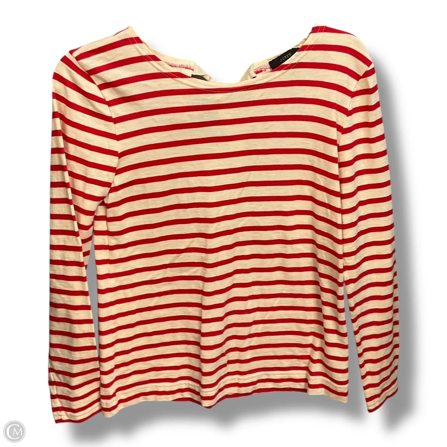 Top Long Sleeve By J. Crew In Striped Pattern, Size: S