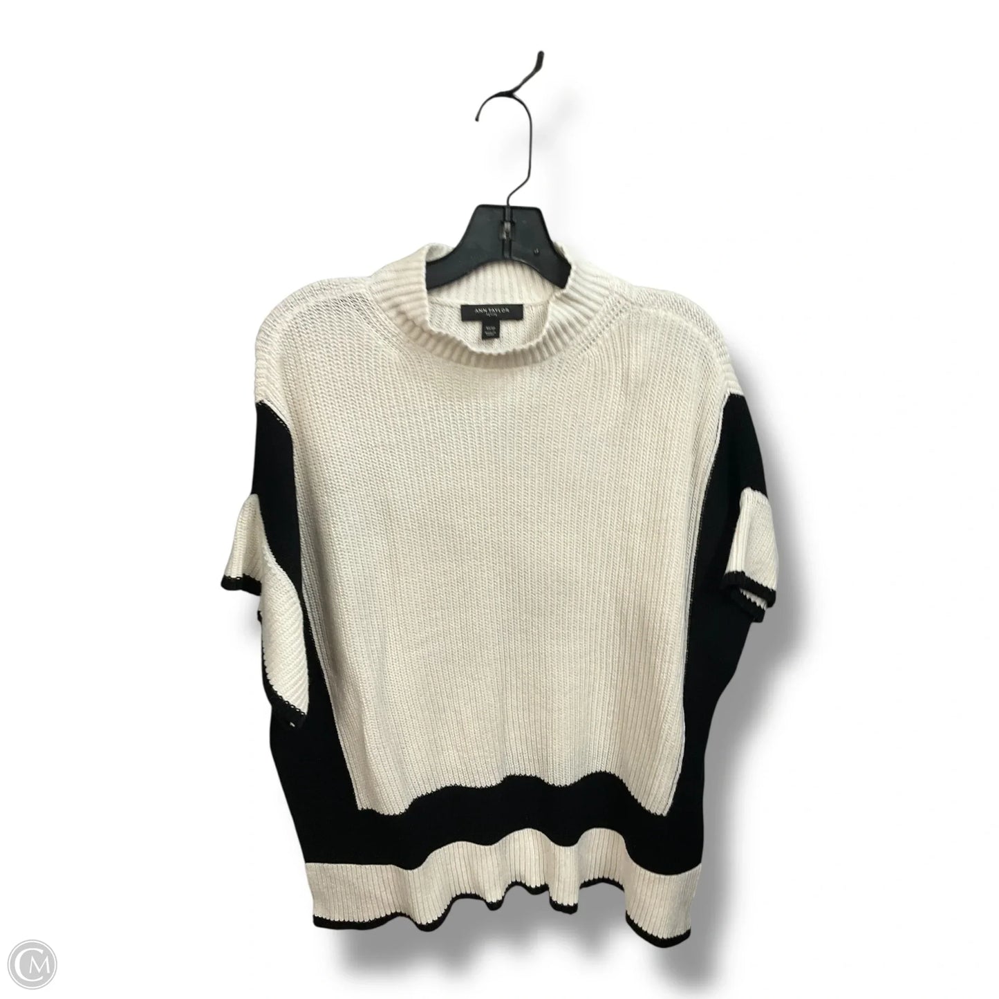 Sweater Short Sleeve By Ann Taylor In White, Size: Xs