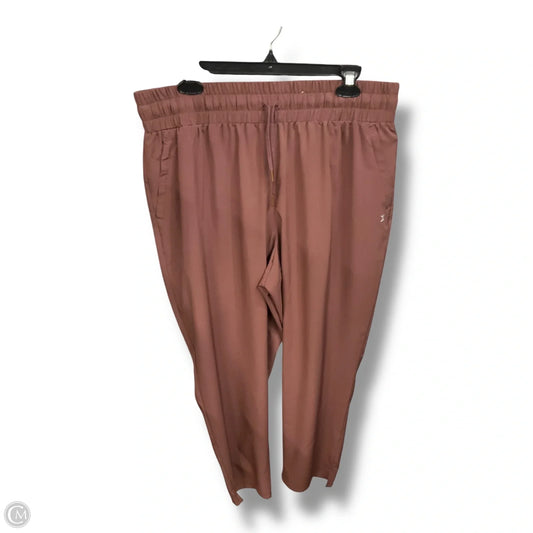 Athletic Pants By Xersion In Brown, Size: Xl