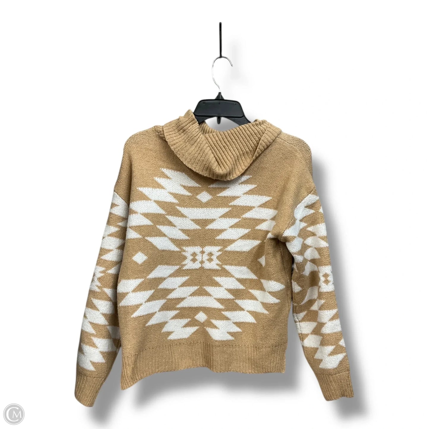 Sweater By Adrienne Vittadini In Tan, Size: L