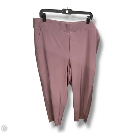 Athletic Pants By Athleta In Purple, Size: 2x