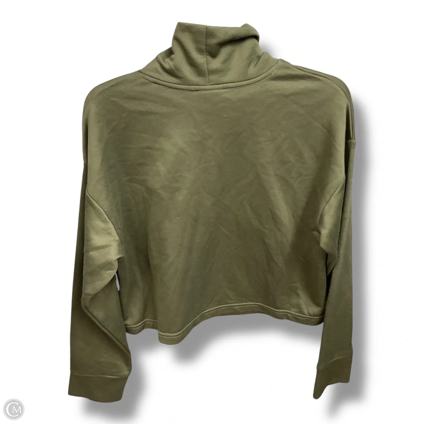 Athletic Sweatshirt Collar By New Balance In Green, Size: L