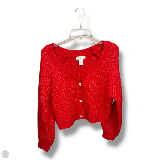 Cardigan By Jessica Simpson In Red, Size: M