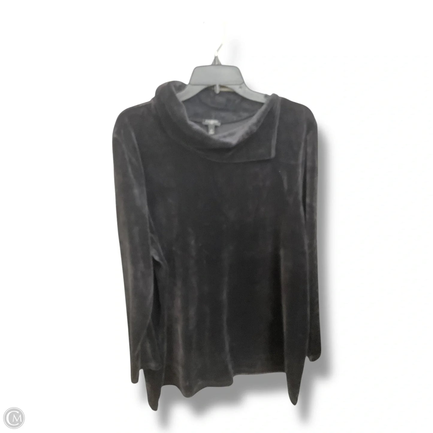 Top Long Sleeve By Talbots In Black, Size: 2x