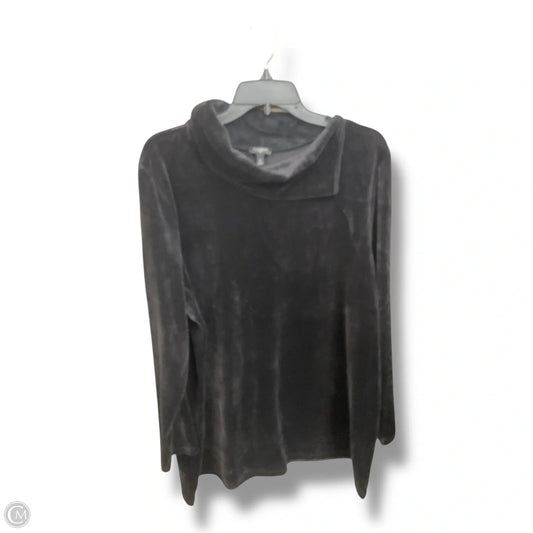 Top Long Sleeve By Talbots In Black, Size: 2x