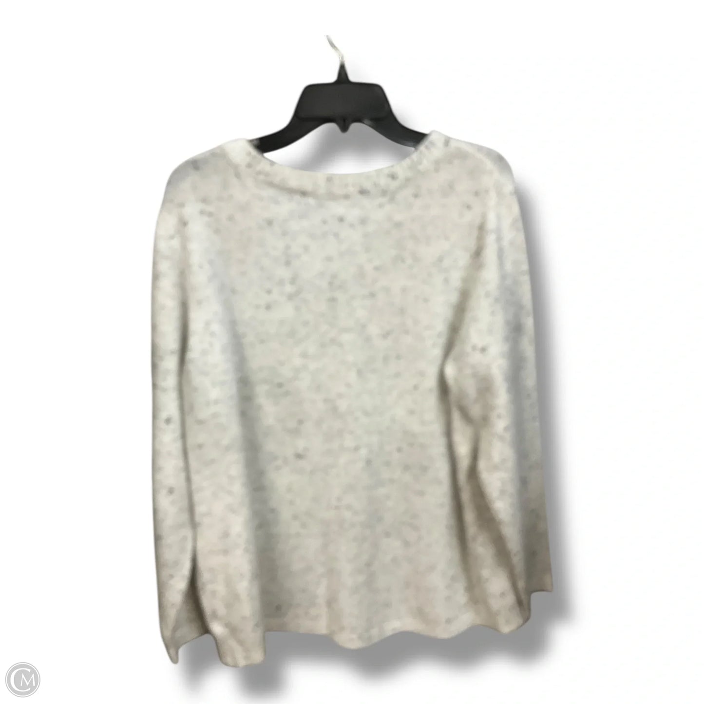 Sweater By Karen Scott In Grey, Size: 1x