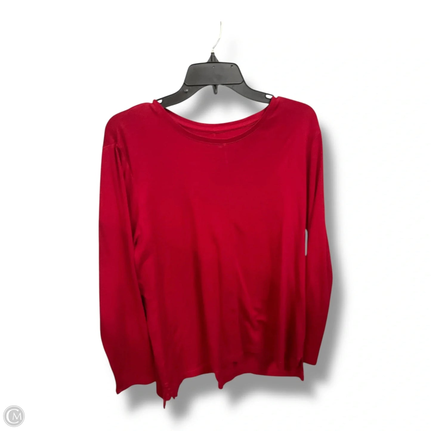 Top Long Sleeve Basic By J. Jill In Red, Size: Xlp