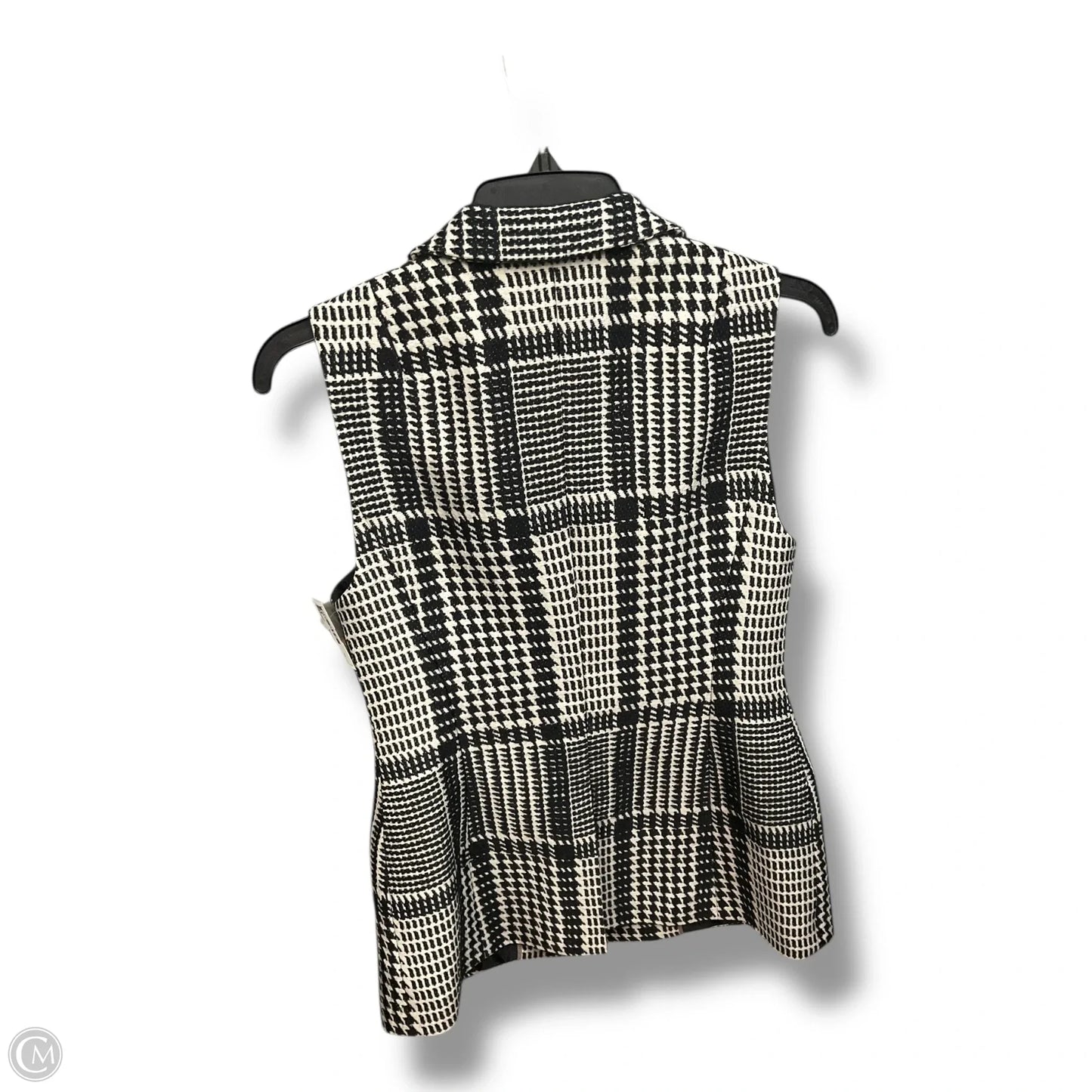 Vest Other By Talbots In Blue & White, Size: Xs