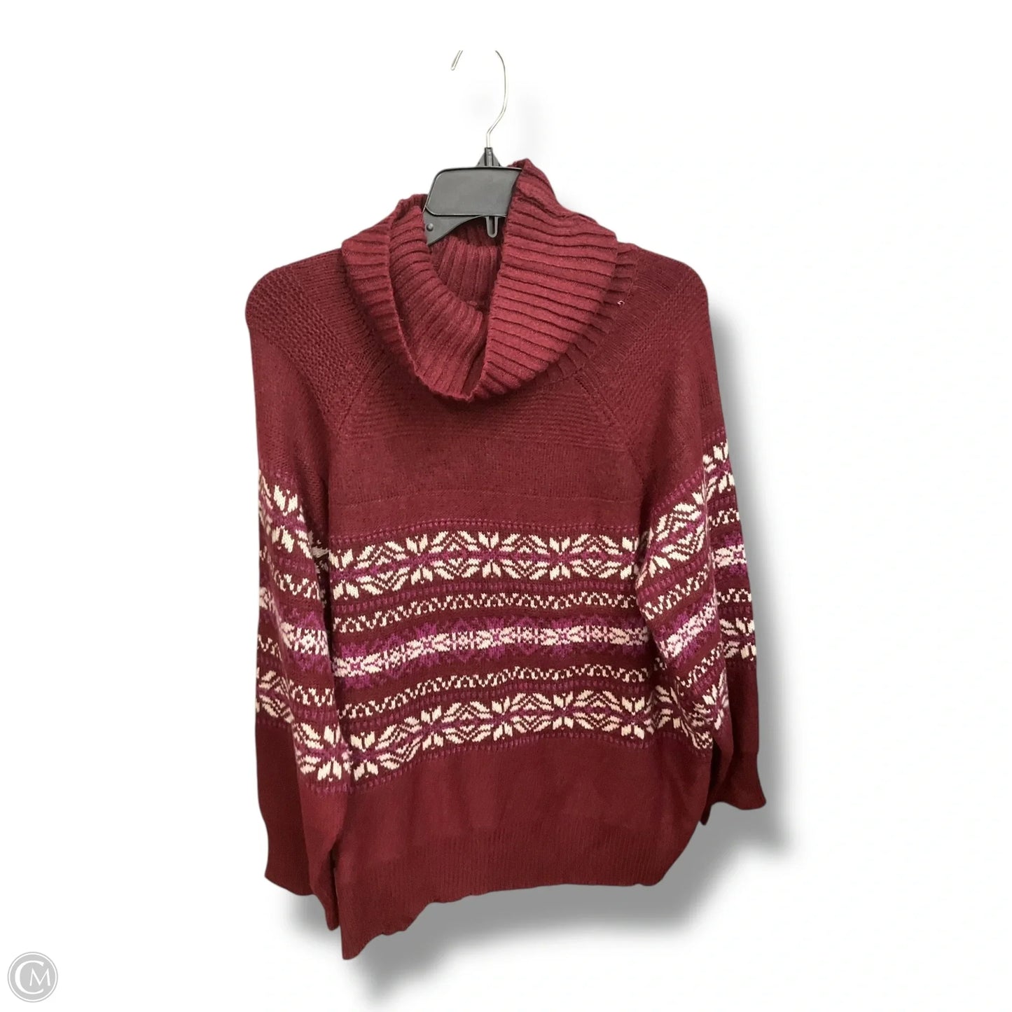 Sweater By Christopher And Banks In Maroon, Size: Xlp