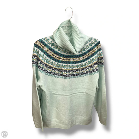 Sweater By Christopher And Banks In Aqua, Size: Xlp