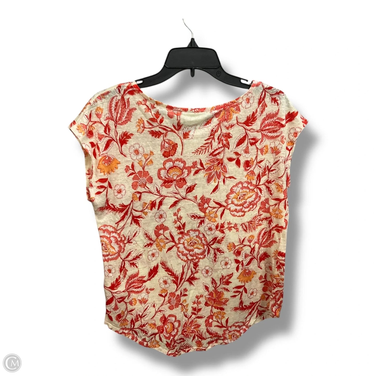 Top Short Sleeve By Rachel Zoe In Floral Print, Size: S
