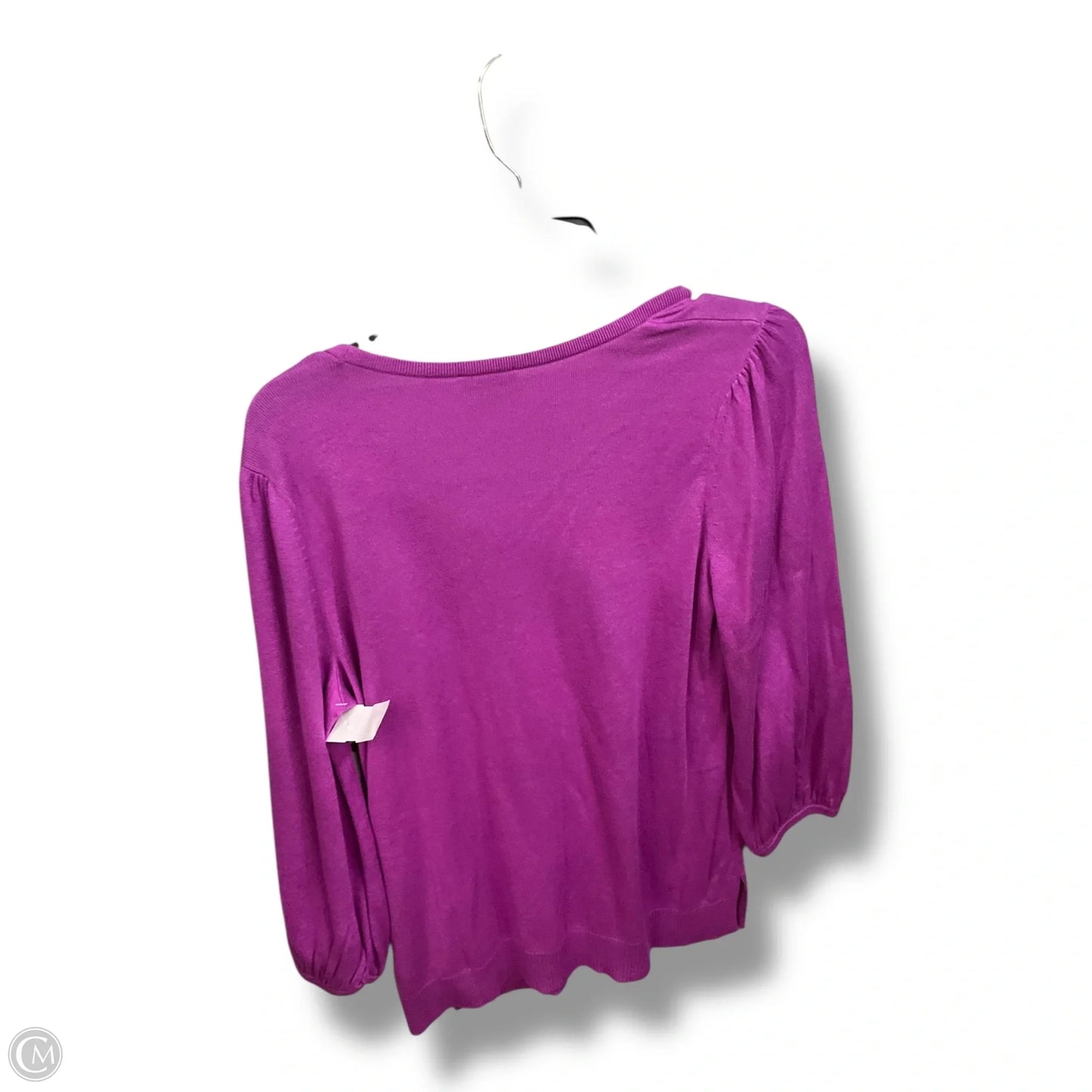 Top 3/4 Sleeve By J. Jill In Purple, Size: M