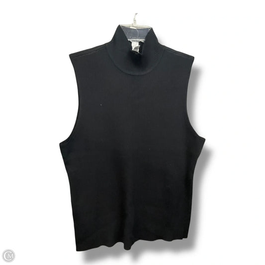 Top Sleeveless By Chicos In Black, Size: Xl
