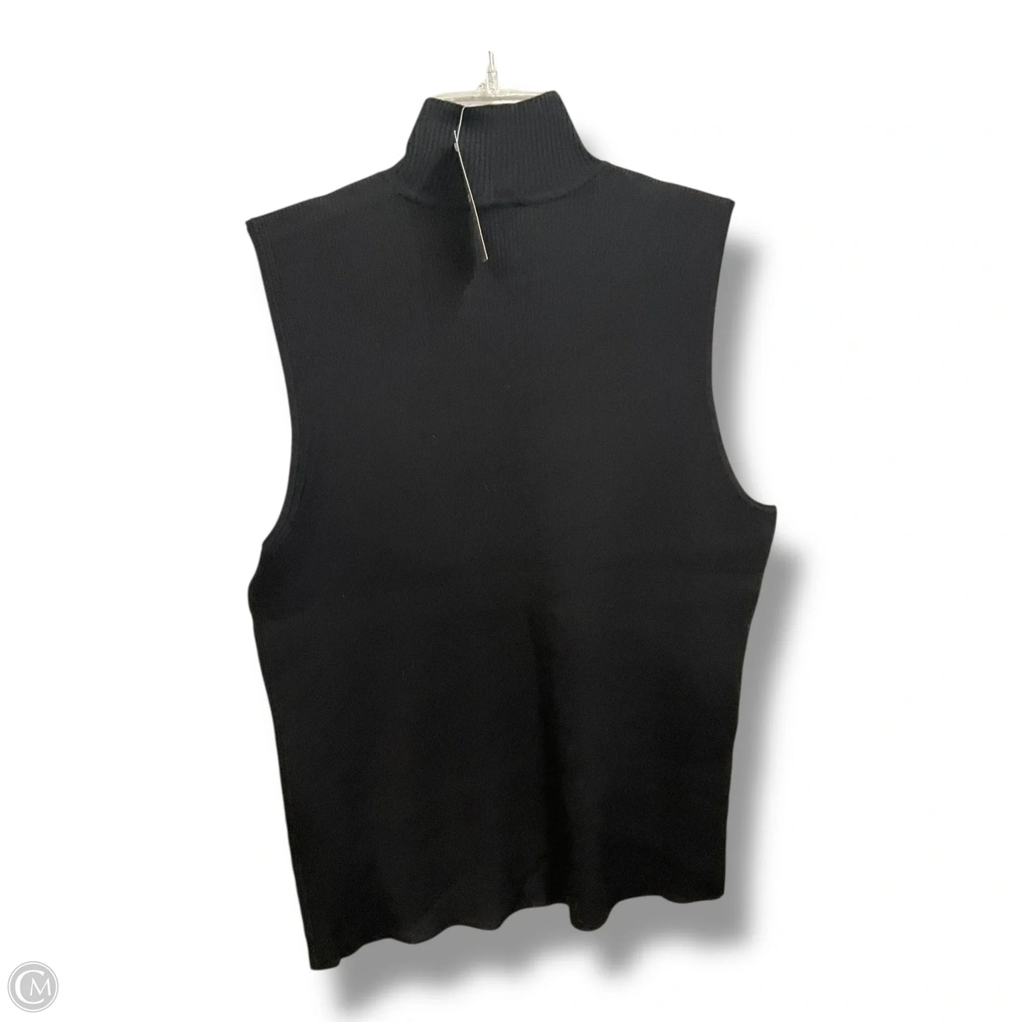 Top Sleeveless By Chicos In Black, Size: Xl