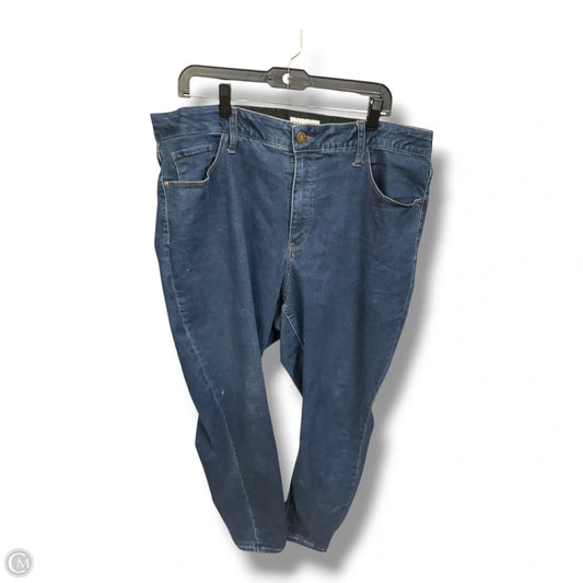 Jeans Skinny By Ava & Viv In Blue Denim, Size: 20