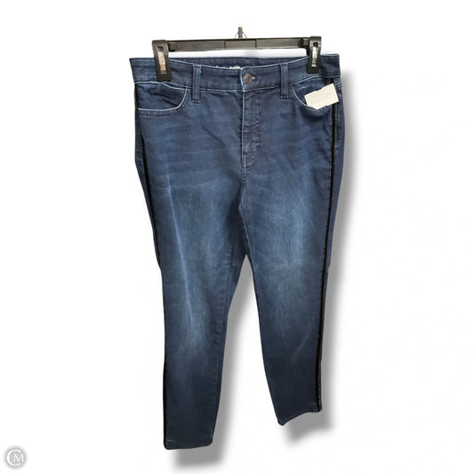 Jeans Skinny By Talbots In Blue Denim, Size: 4