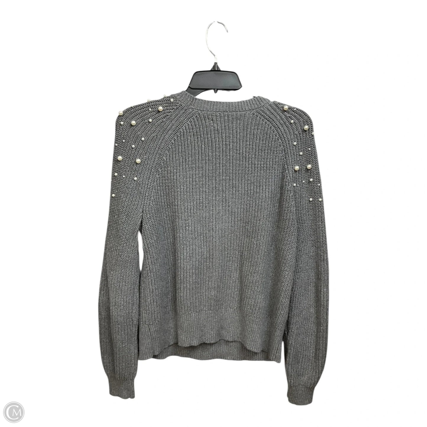 Sweater By Loft In Grey, Size: Mp