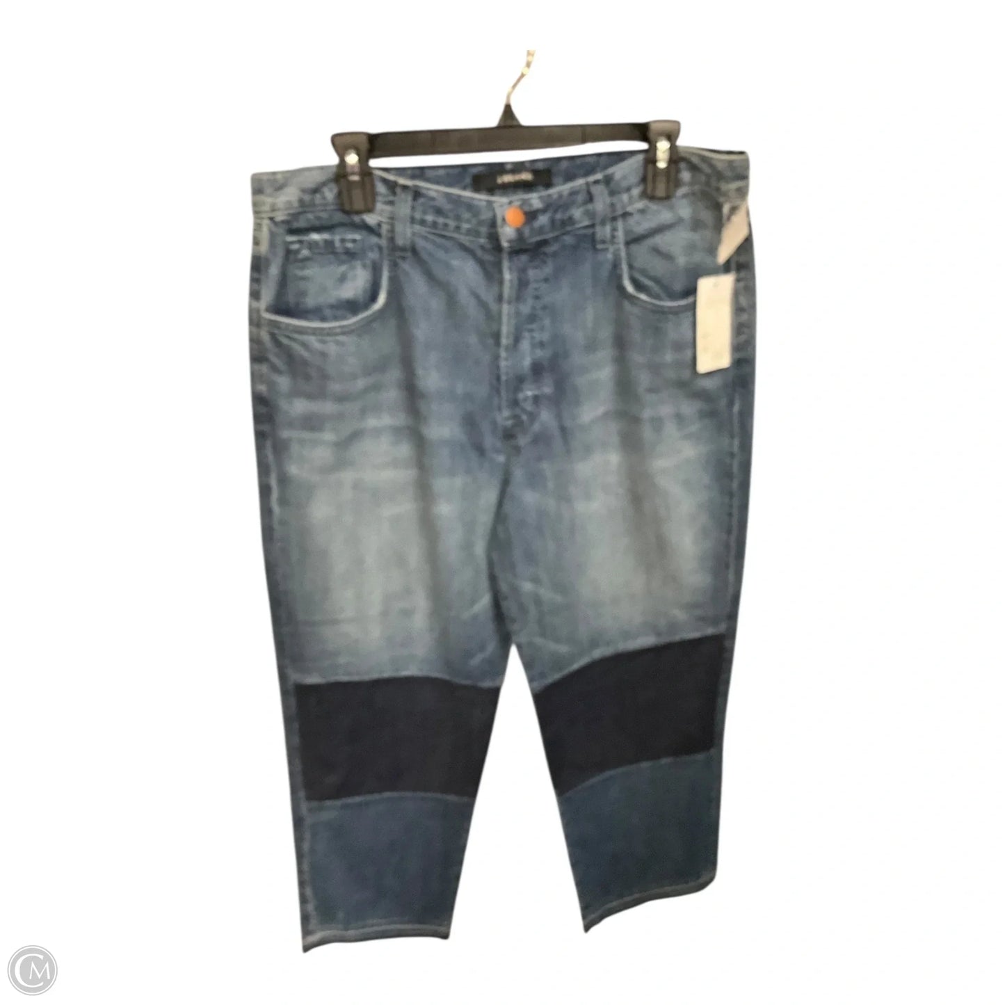 Jeans Straight By J Brand In Blue Denim, Size: 14