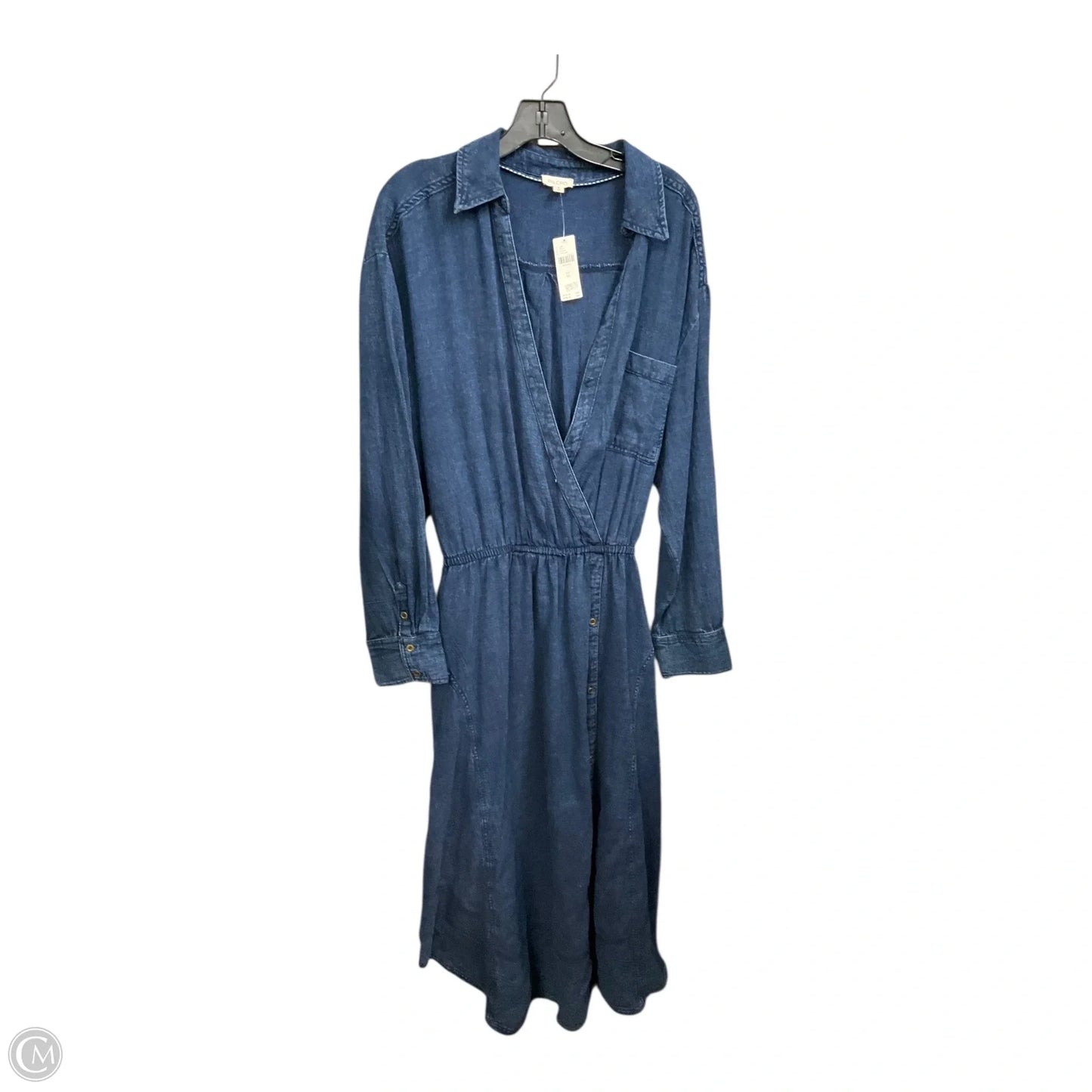 Dress Casual Maxi By Pilcro In Blue Denim, Size: Xl