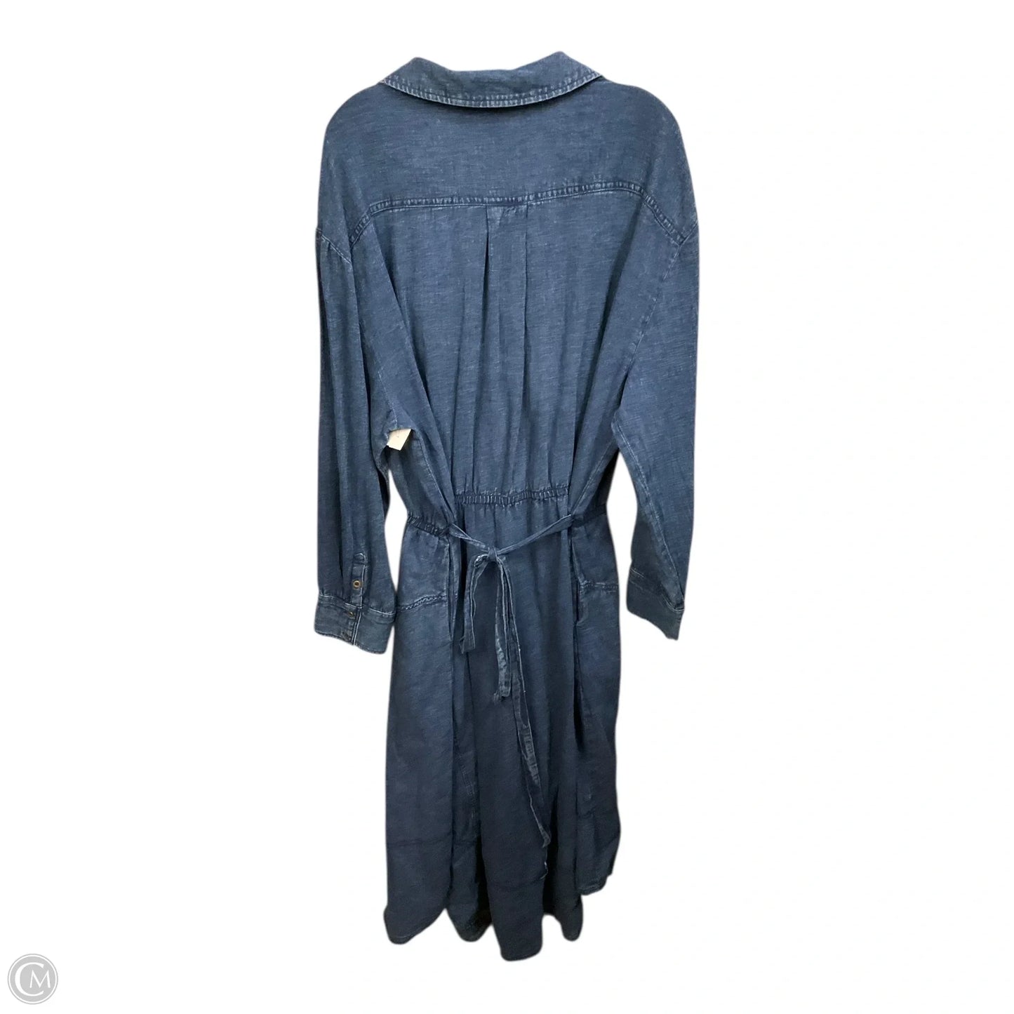 Dress Casual Maxi By Pilcro In Blue Denim, Size: Xl