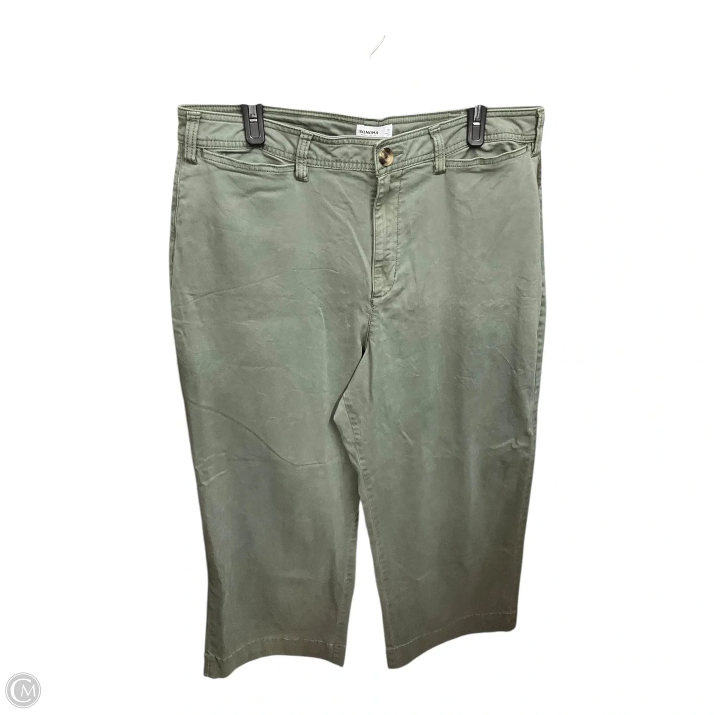 Pants Wide Leg By Sonoma In Green, Size: 18