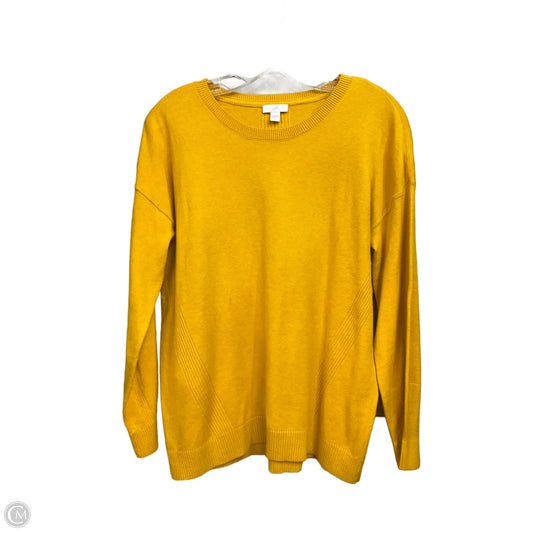 Top Long Sleeve By J. Jill In Yellow, Size: S