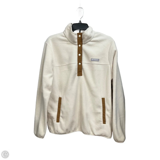 Jacket Fleece By Columbia In Cream, Size: L