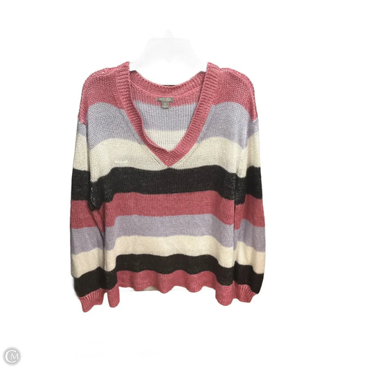 Swimsuit By Falls Creek In Striped Pattern, Size: 2x