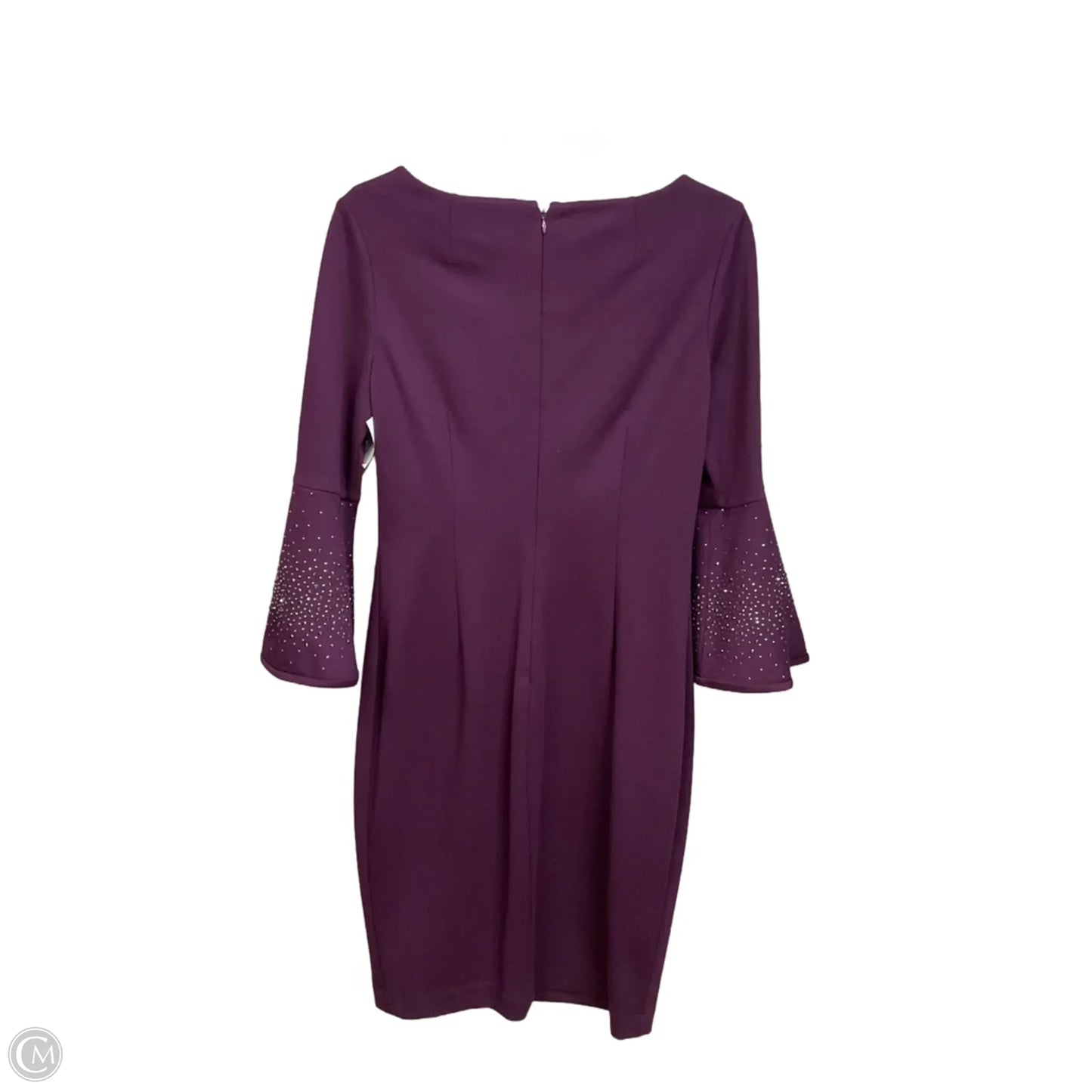 Dress Casual Short By Calvin Klein In Purple, Size: S
