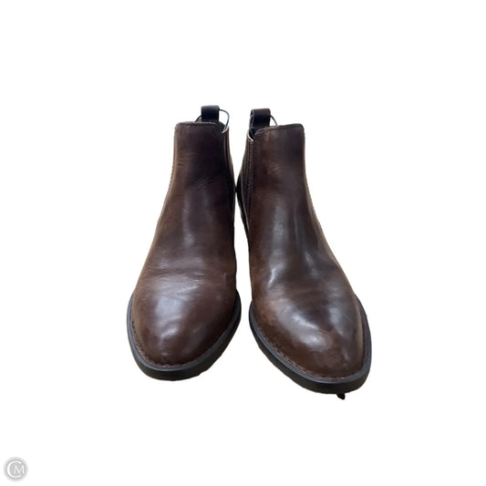 Boots Ankle Flats By Born In Brown, Size: 8.5