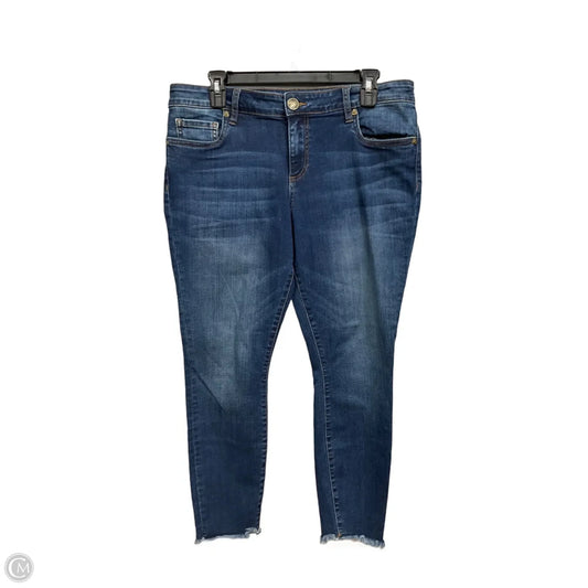 Jeans Skinny By Kut In Blue Denim, Size: 12p