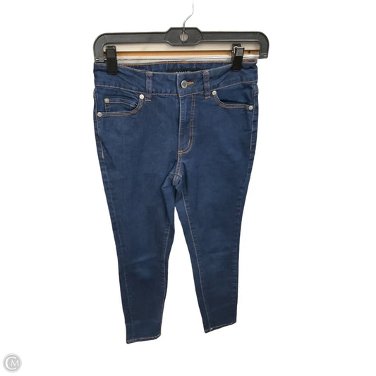 Jeans Skinny By Tahari In Blue Denim, Size: 6