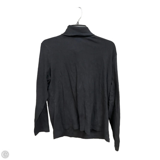 Top Long Sleeve Basic By St Johns Bay In Black, Size: Xl