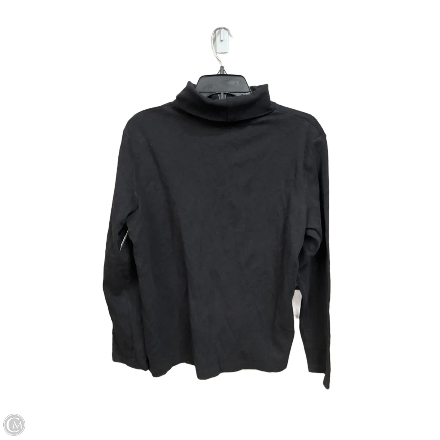 Top Long Sleeve Basic By St Johns Bay In Black, Size: Xl
