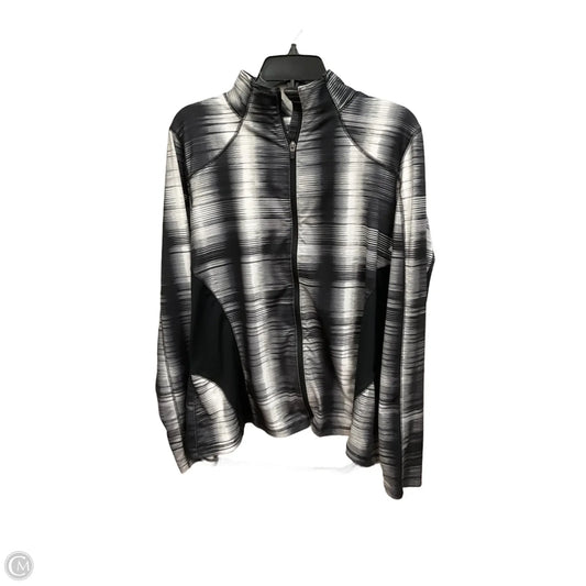 Athletic Jacket By Tek Gear In Grey, Size: Xl