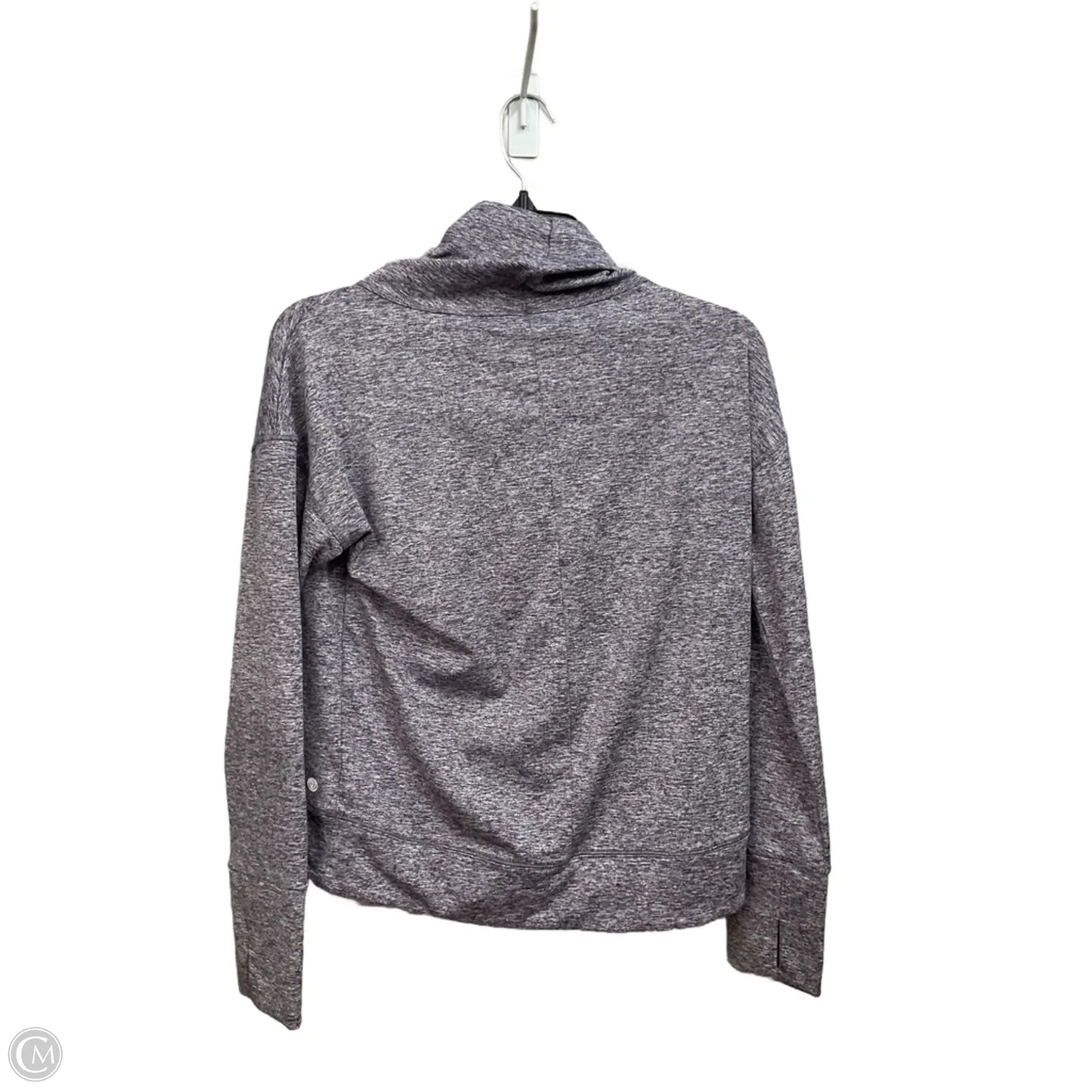 Athletic Top Long Sleeve Collar By Apana In Purple, Size: S