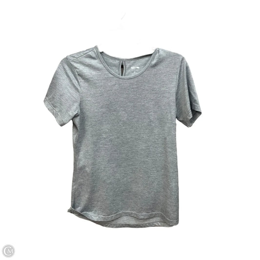 Athletic Top Short Sleeve By Clothes Mentor In Grey, Size: S