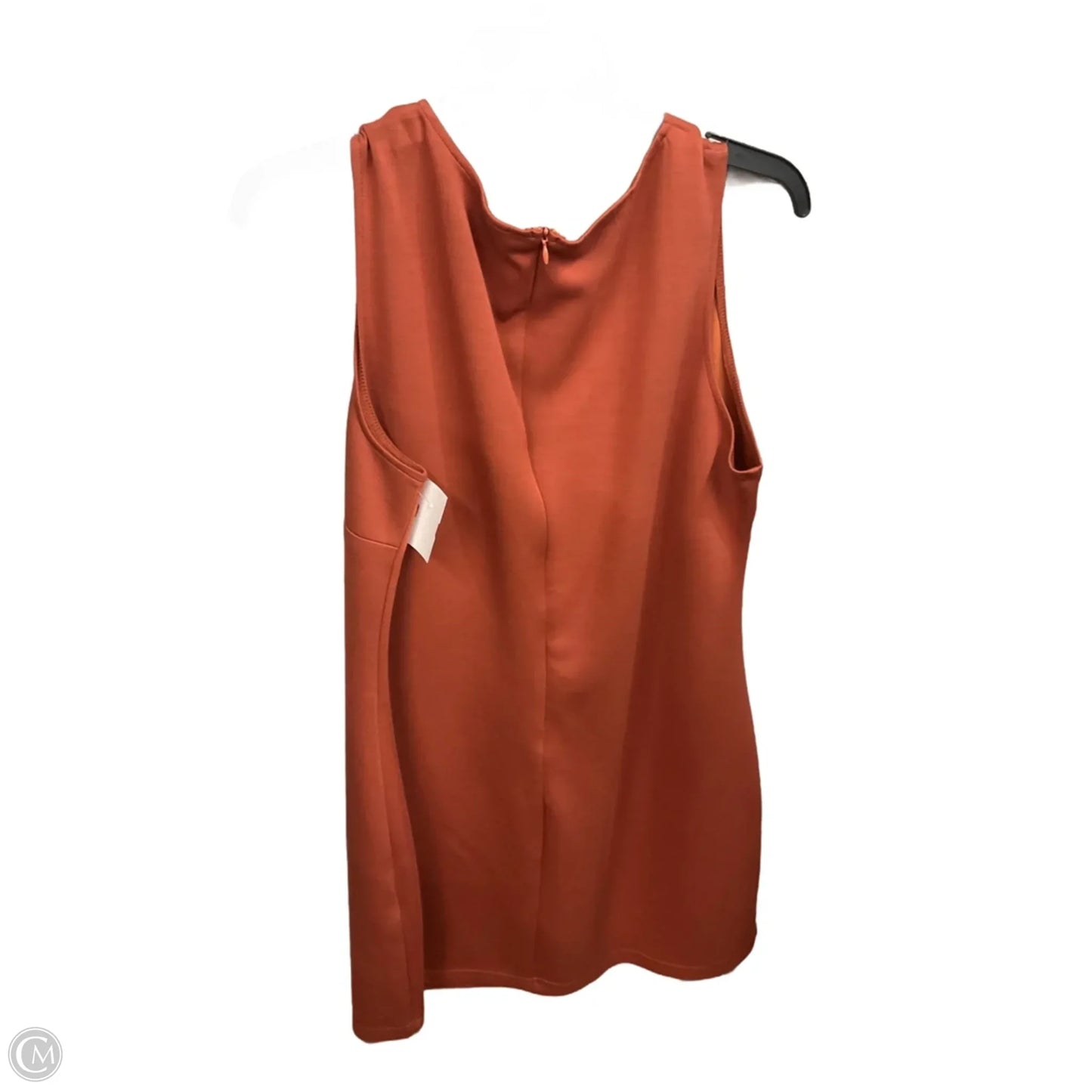 Dress Casual Short By Clothes Mentor In Orange, Size: Xxl