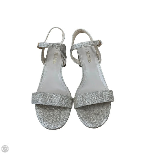 Shoes Heels Block By Dream Pairs In Gold, Size: 11