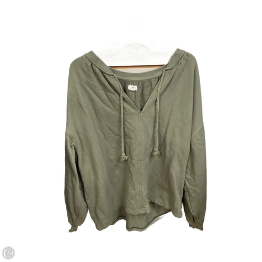 Sweatshirt Crewneck By Aerie In Green, Size: M